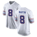 B.Bills #8 Terrel Bernard Player White Alternate Game Gdoa Stitched Jerseys