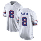 B.Bills #8 Terrel Bernard Player White Alternate Game Gdoa Stitched Jerseys