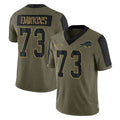 B.Bills #73 Dion Dawkins Player Olive Salute To Service Limited Home Gdoa Stitched Jerseys