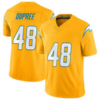 LA.Chargers #48 Bud Dupree Player Gold Limited Vapor F.U.S.E. Home Game Gdoa Stitched Jerseys