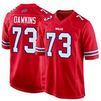 B.Bills #73 Dion Dawkins Player Red Home Game Gdoa Stitched Jerseys