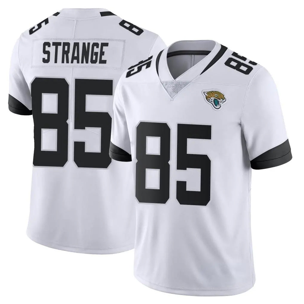 J.Jaguars #85 Brenton Strange Player White Vapor Untouchable Limited Home Game Gdoa Stitched Jerseys