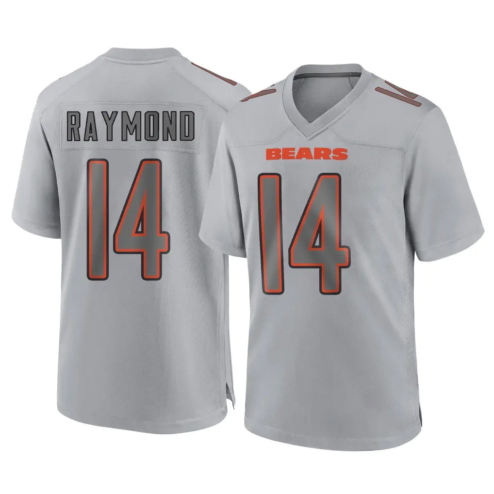 C.Bears #14 Kalif Raymond Player Gray Atmosphere Fashion Game Gdoa Stitched Jerseys