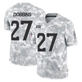D.Broncos #27 J.K. Dobbins Player Arctic Camo Salute To Service Limited Gdoa Stitched Jerseys