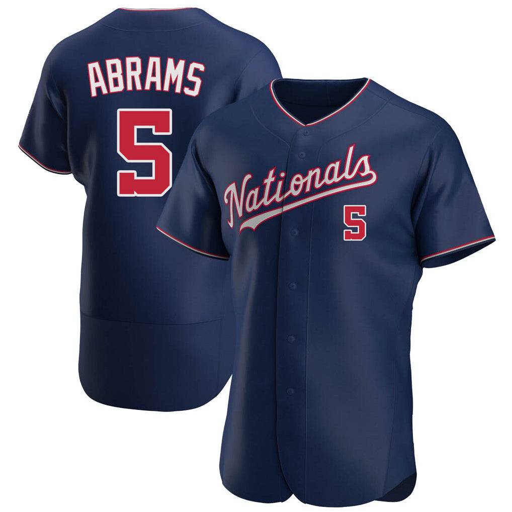 W.Nationals #5 CJ Abrams Player Navy Alternate Elite Fdoa Stitched Jerseys