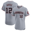 W.Nationals #12 Brady House Player Gray City Connect Elite Alternate Fdoa Stitched Jerseys