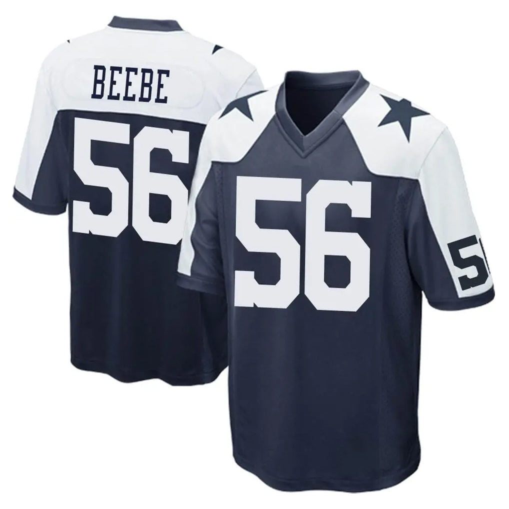 D.Cowboys #56 Cooper Beebe Player Navy-White Alternate Home Game Gdoa Stitched Jerseys