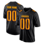 Custom W.Commanders Black Carbon Fashion Home Game Any Name & Numbers Gdoa Stitched Jerseys
