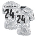 H.Texans #24 Derek Stingley Jr. Player Arctic Camo Salute To Service Limited Game Gdoa Stitched Jerseys