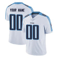 Custom T.Titans White Limited Vapor Untouchable Home Game Any Name & Numbers Gdoa Stitched Jerseys