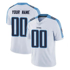 Custom T.Titans White Limited Vapor Untouchable Home Game Any Name & Numbers Gdoa Stitched Jerseys