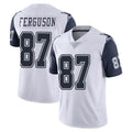 D.Cowboys #87 Jake Ferguson Player White-Navy Limited Color Rush Vapor Untouchable Home Game Gdoa Stitched Jerseys