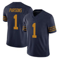 GB.Packers #1 Micah Parsons Player Navy The 1923 Classic Vapor F.U.S.E. Home Game Gdoa Stitched Jerseys