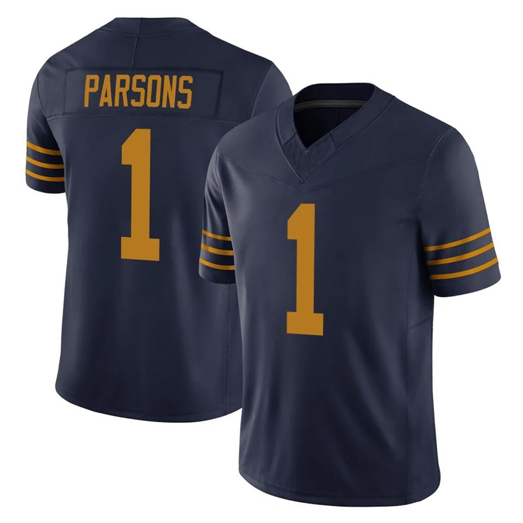 GB.Packers #1 Micah Parsons Player Navy The 1923 Classic Vapor F.U.S.E. Home Game Gdoa Stitched Jerseys