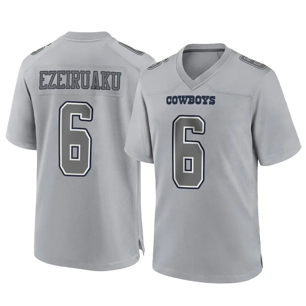 D.Cowboys #6 Donovan Ezeiruaku Player Gray Atmosphere Fashion Home Game Gdoa Stitched Jerseys