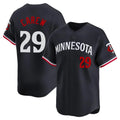 M.Twins #29 Rod Carew Player Navy Home Limited Fdoa Stitched Jerseys