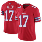 B.Bills #17 Josh Allen Player Red Vapor Untouchable Limited Home Game Gdoa Stitched Jerseys