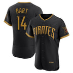 P.Pirates #14 Joey Bart Player Black 2026 City Connect Home Limited Elite Fdoa Stitched Jerseys