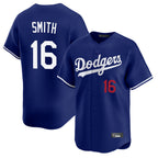 LA.Dodgers #16 Will Smith Player Royal Limited Home Fdoa Stitched Jerseys