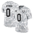 IN.Colts #0 Camryn Bynum Player Arctic Camo Salute To Service Limited Game Gdoa Stitched Jerseys