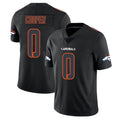 D.Broncos #0 Jonathon Cooper Player Black Impact Limited Game Gdoa Stitched Jerseys
