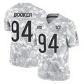 C.Bears #94 Austin Booker Player Arctic Camo Salute to Service Limited Gdoa Stitched Jerseys