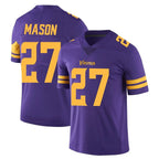 M.Vikings #27 Jordan Mason Player Purple Limited Color Rush Home Game Gdoa Stitched Jerseys