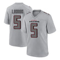 A.Falcons #5 Drake London Player Gray Fashion Home Game Gdoa Stitched Jerseys