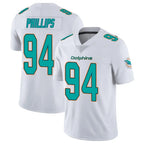 M.Dolphins #94 Jordan Phillips Player White Limited Vapor Untouchable Home Game Gdoa Stitched Jerseys