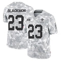 NO.Saints #23 Julian Blackmon Player Arctic Camo Salute To Service Limited Game Gdoa Stitched Jerseys