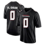H.Texans #0 Azeez Al-Shaair Player Carbon Black Fashion Home Game Gdoa Stitched Jerseys