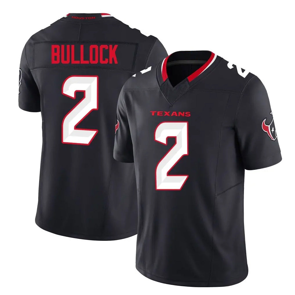 H.Texans #2 Calen Bullock Player Navy Limited Alternate Vapor F.U.S.E. Home Game Gdoa Stitched Jerseys