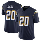LA.Chargers #20 Cam Hart Player Navy Vapor F.U.S.E. Limited Home Game Gdoa Stitched Jerseys