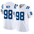 IN.Colts #98 Arden Key Player White Limited Vapor F.U.S.E. Home Game Gdoa Stitched Jerseys