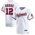 W.Nationals #12 Brady House Player White Alternate Limited Game Fdoa Stitched Jerseys