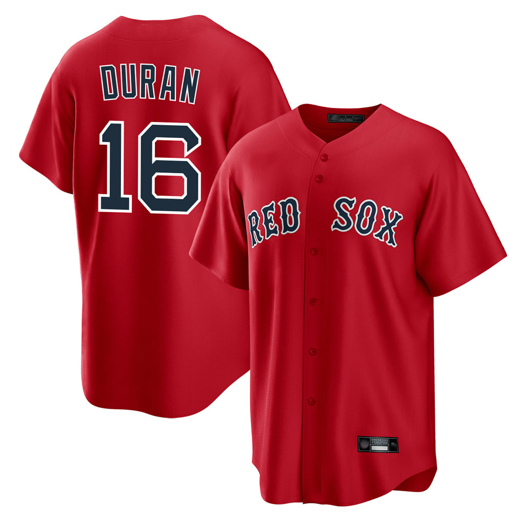 B.Red Sox #16 Jarren Duran Player Red Home Game Gdoa Stitched Jerseys