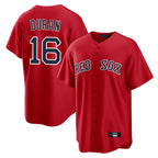 B.Red Sox #16 Jarren Duran Player Red Home Game Gdoa Stitched Jerseys