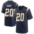 LA.Chargers #20 Cam Hart Player Navy Alternate Home Game Gdoa Stitched Jerseys