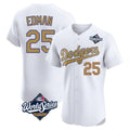 LA.Dodgers #25 Tommy Edman Player Gold World Series Limited Elite Home Fdoa Stitched Jerseys