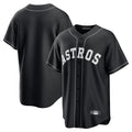H.Astros ## Astros Blank Player Black Home Game Gdoa Stitched Jerseys