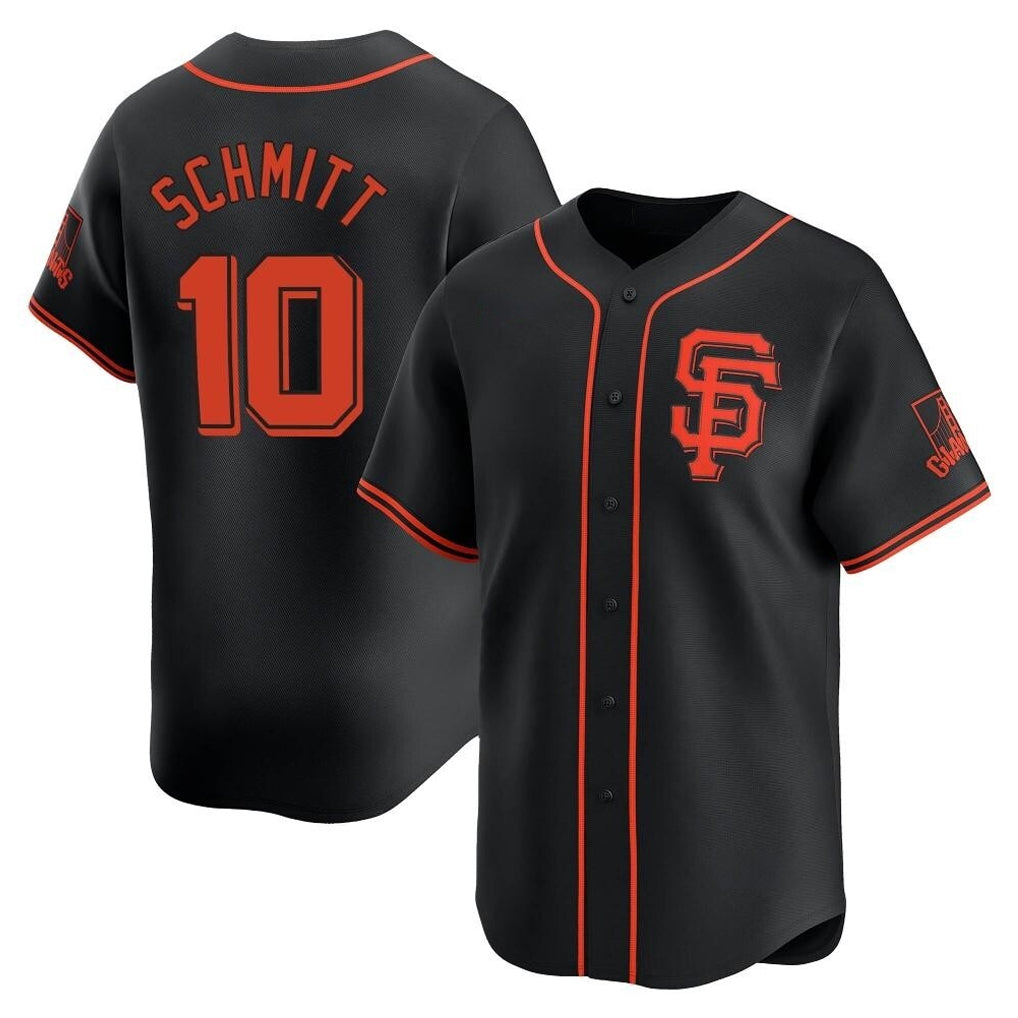 SF.Giants #10 Casey Schmitt Player  Black 2026 Home Limited Fdoa Stitched Jerseys