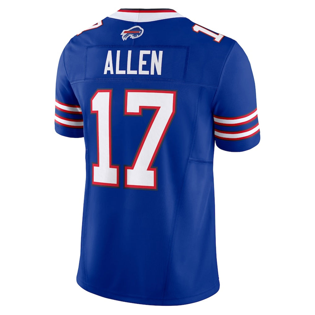 B.Bills #17 Josh Allen Player Royal Vapor F.U.S.E. Limited Gdoa Stitched Jerseys
