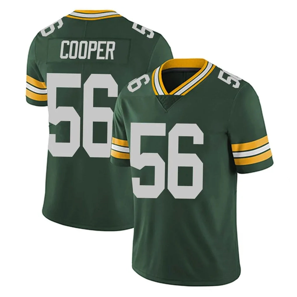 GB.Packers #56 Edgerrin Cooper Player Green Vapor Untouchable Limited Home Game Gdoa Stitched Jerseys