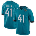 J.Jaguars #41 Josh Hines-Allen Player Teal Home Game Gdoa Stitched Jerseys