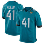 J.Jaguars #41 Josh Hines-Allen Player Teal Home Game Gdoa Stitched Jerseys