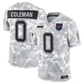 B.Bills #0 Keon Coleman Player Arctic Camo Salute to Service Limited Game Gdoa Stitched Jerseys