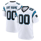 Custom C.Panthers White Home Game Any Name & Numbers Gdoa Stitched Jerseys