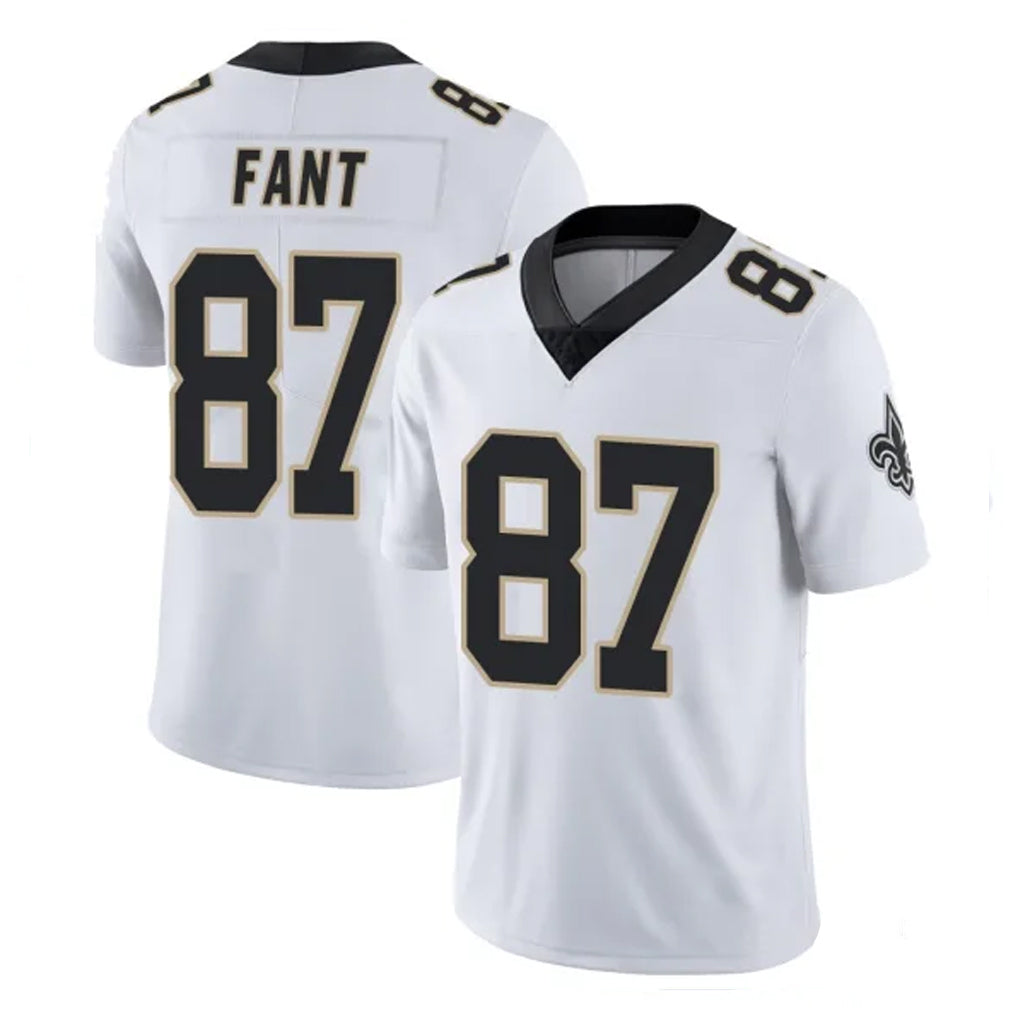NO.Saints #87 Noah Fant Player White Limited Vapor Untouchable Home Game Gdoa Stitched Jerseys