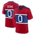 NY.Giants #0 Brian Burns Player Red Century Home Game Gdoa Stitched Jerseys