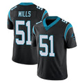 C.Panthers #51 Sam Mills Player Black Vapor Untouchable Limited Game Gdoa Stitched Jerseys